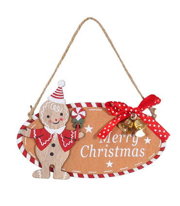 Gingerbread Merry Christmas Sign