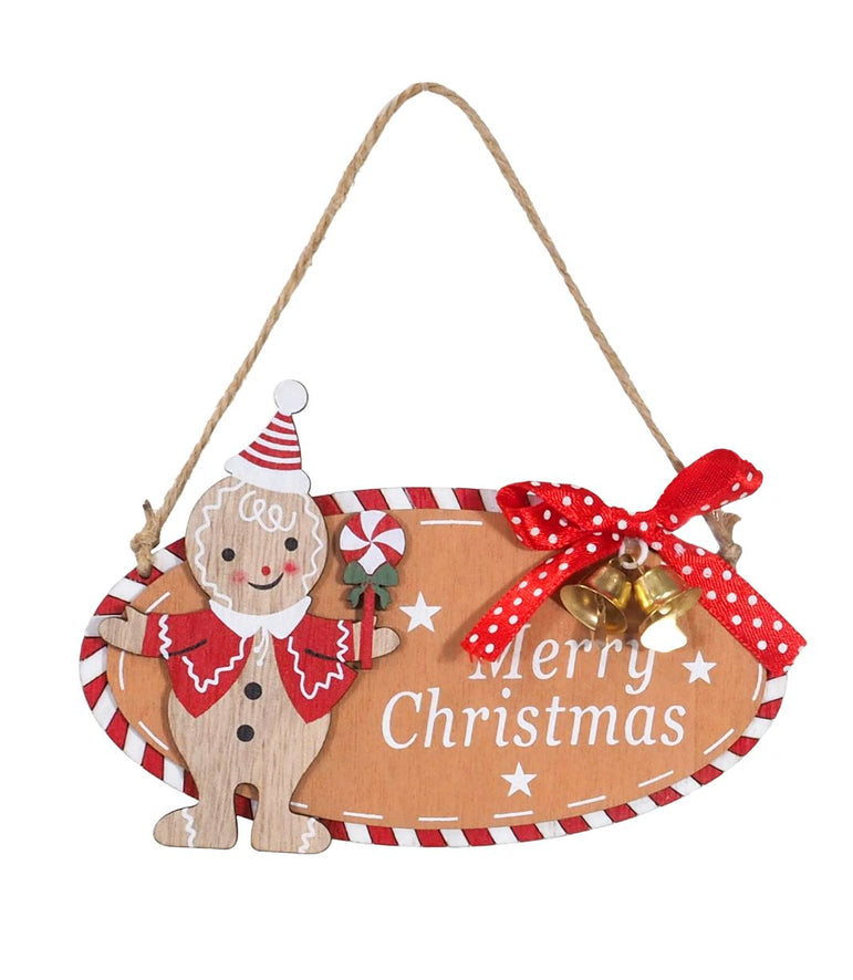 Gingerbread Merry Christmas Sign