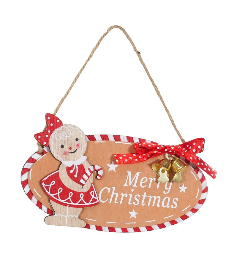 Gingerbread Merry Christmas Sign