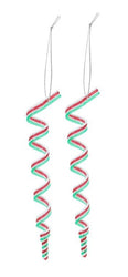 Candy Cane Spiral Decoration
