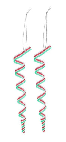 Candy Cane Spiral Decoration