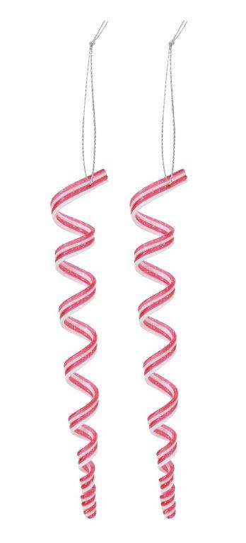 Candy Cane Spiral Decoration