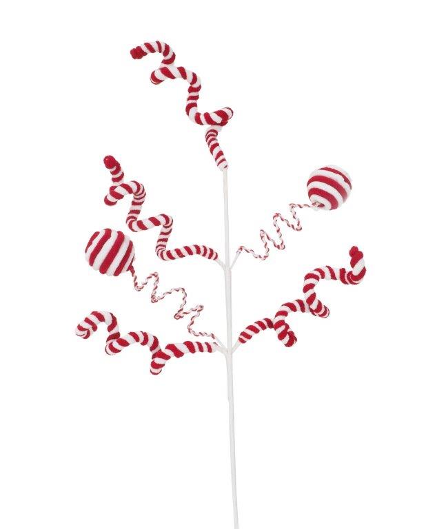 Plush Candy Cane Spray