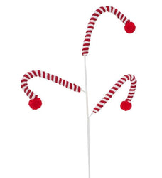 Plush Candy Cane Spray