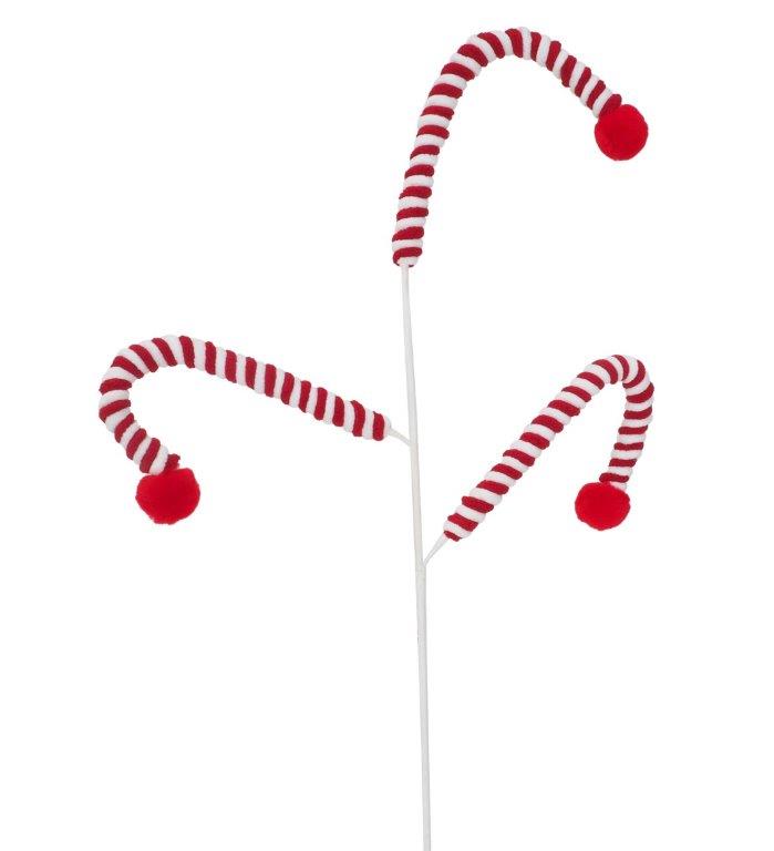 Plush Candy Cane Spray