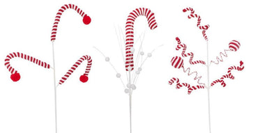 Plush Candy Cane Spray
