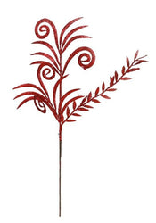 Curly Glitter Fern Spray