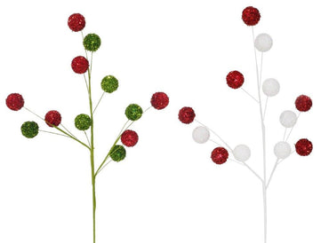 Tinsel Bauble Spray