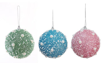 Pearl Snow Bauble