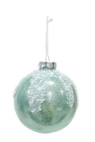Snow-Capped Pearl Snow Bauble