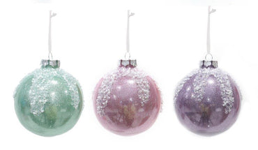 Snow-Capped Pearl Snow Bauble