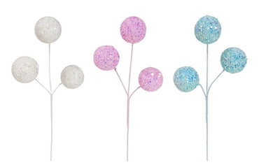 Icy Pastel Bauble Spray