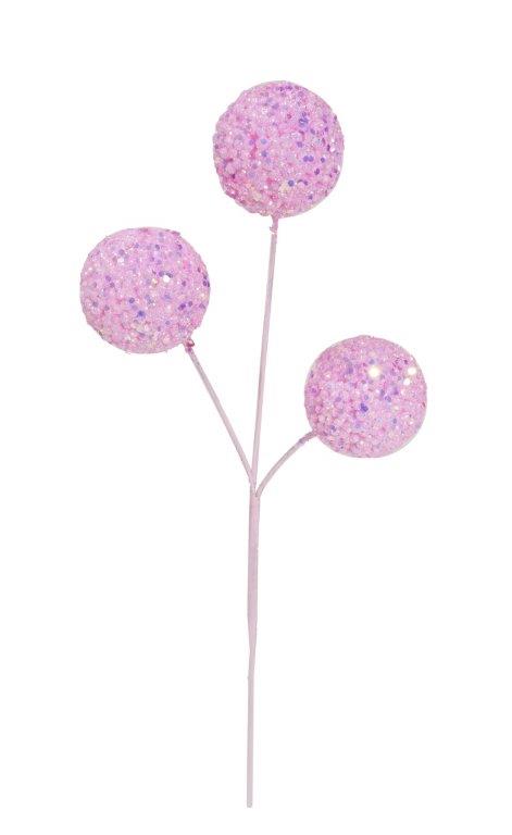 Icy Pastel Bauble Spray