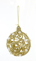 Pearl Scroll Bauble