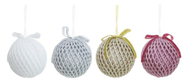 Glitter Honeycomb Bauble