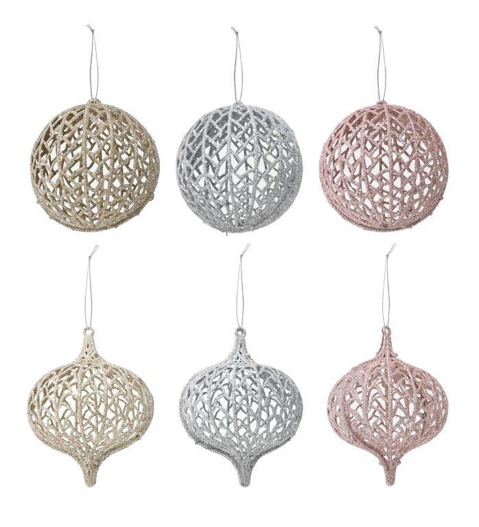 Glitter Mesh Bauble