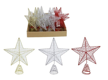 Glitter Wire Star Topper