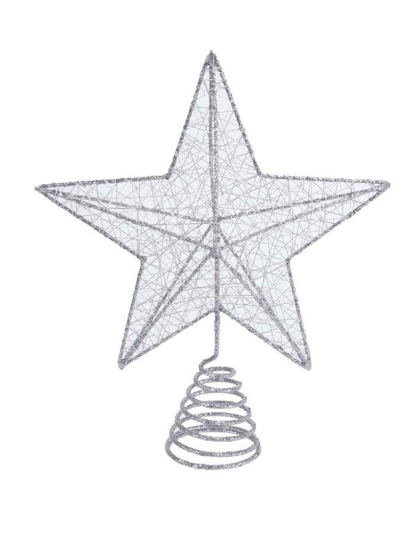 Glitter Wire Star Topper