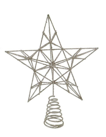 Glitter Cubic Star Topper