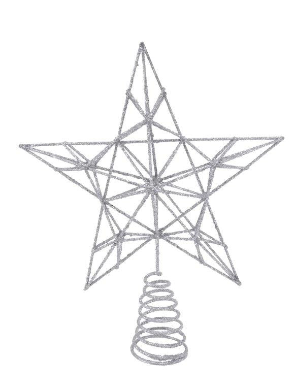 Glitter Cubic Star Topper