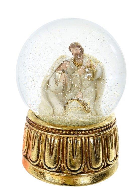 Musical Nativity Snow Globe