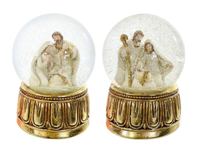 Musical Nativity Snow Globe