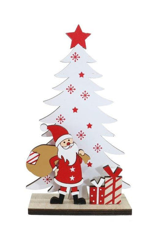 Christmas Tree with Santa Table Decoration