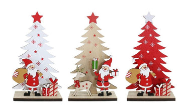 Christmas Tree with Santa Table Decoration