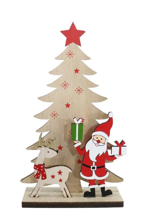 Christmas Tree with Santa Table Decoration