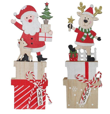 Stacked Presents Character Sign