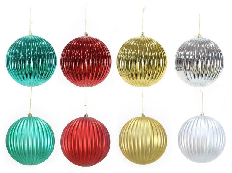 Ribbed Baubles