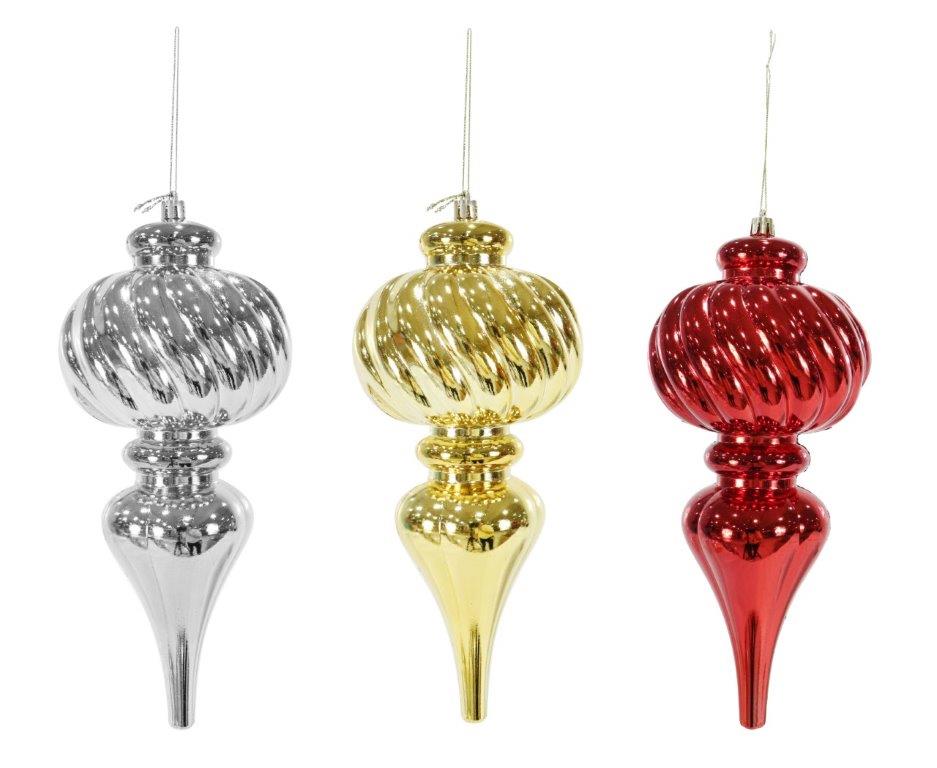 Shiny Bulb Finial Ornament