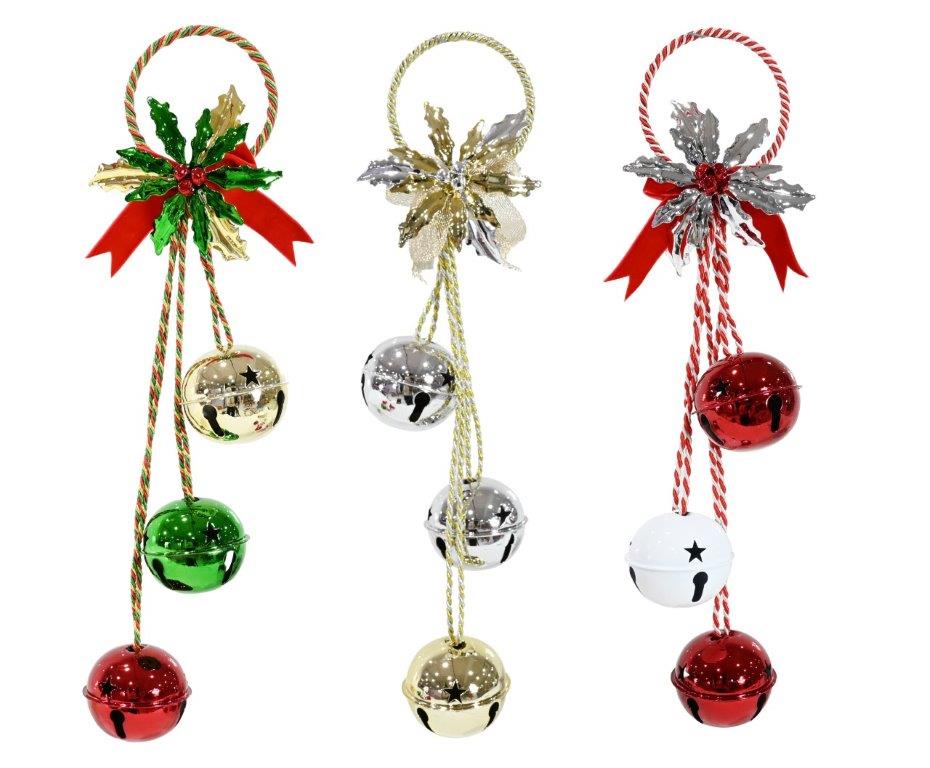 Shiny Nutbell Hanger Poinsettia
