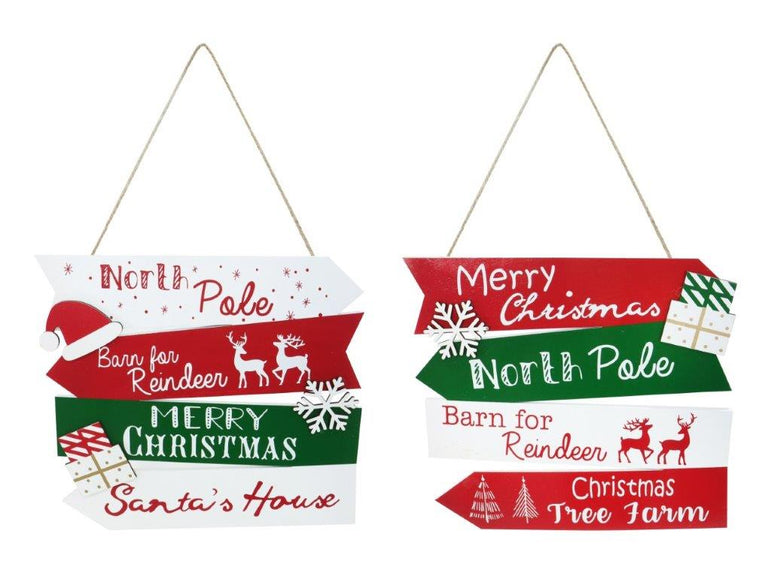 North Pole Wall Sign