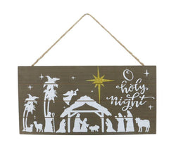 Hanging Nativity Sign