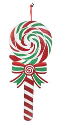 Hanging Candy Cane Plaque