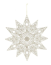 Glitter Hanging Snowflake