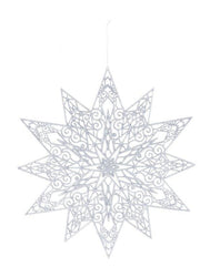 Glitter Hanging Snowflake