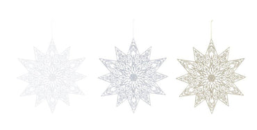 Glitter Hanging Snowflake