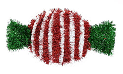 Tinsel Cany Cane Lolly Plaque