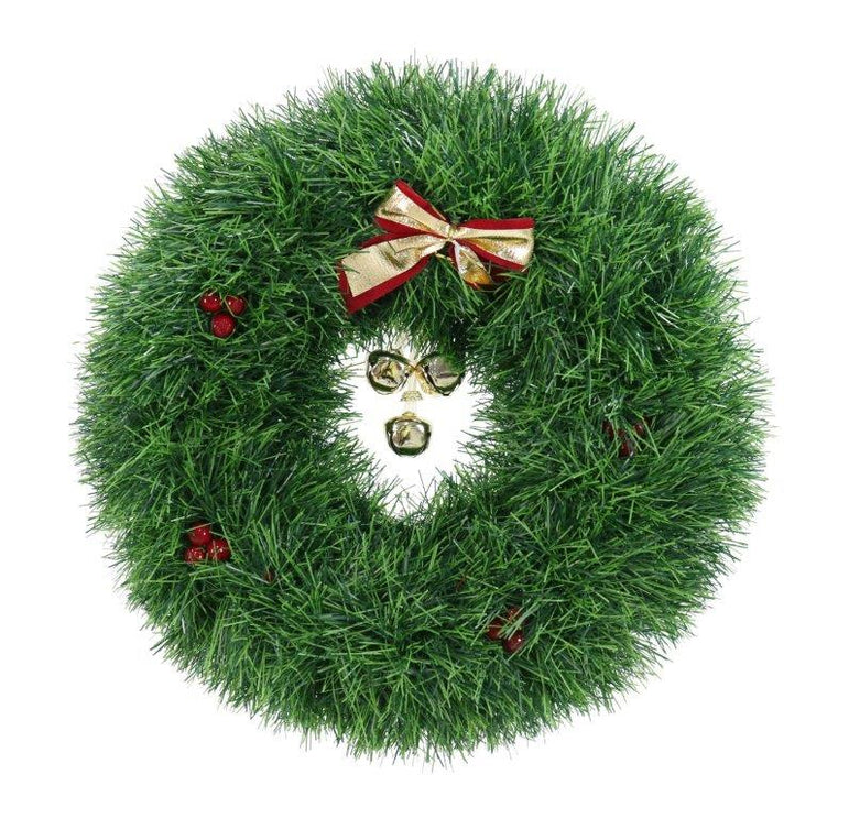 Tinsel Chunky Wreath Bow 45cm