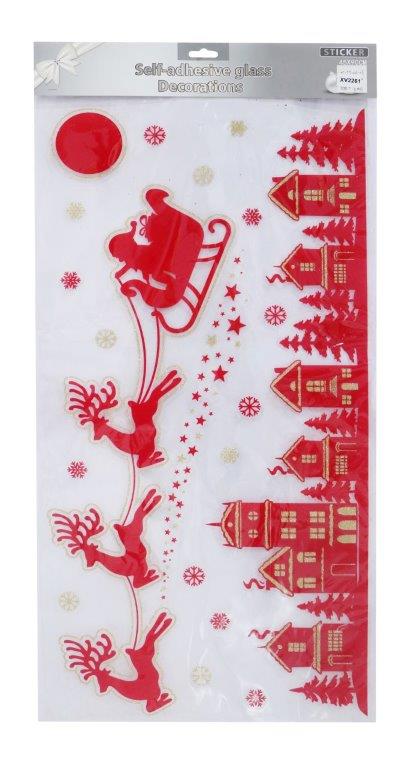 Giant Christmas Window Decal Sheet