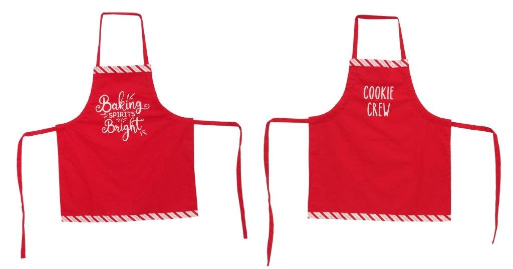 Candy Cane Cotton Apron