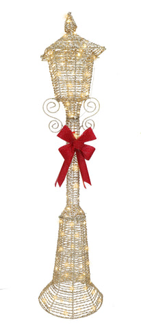 LED Glitter Spiral Stripe Street Lamp Twinkle 183cm
