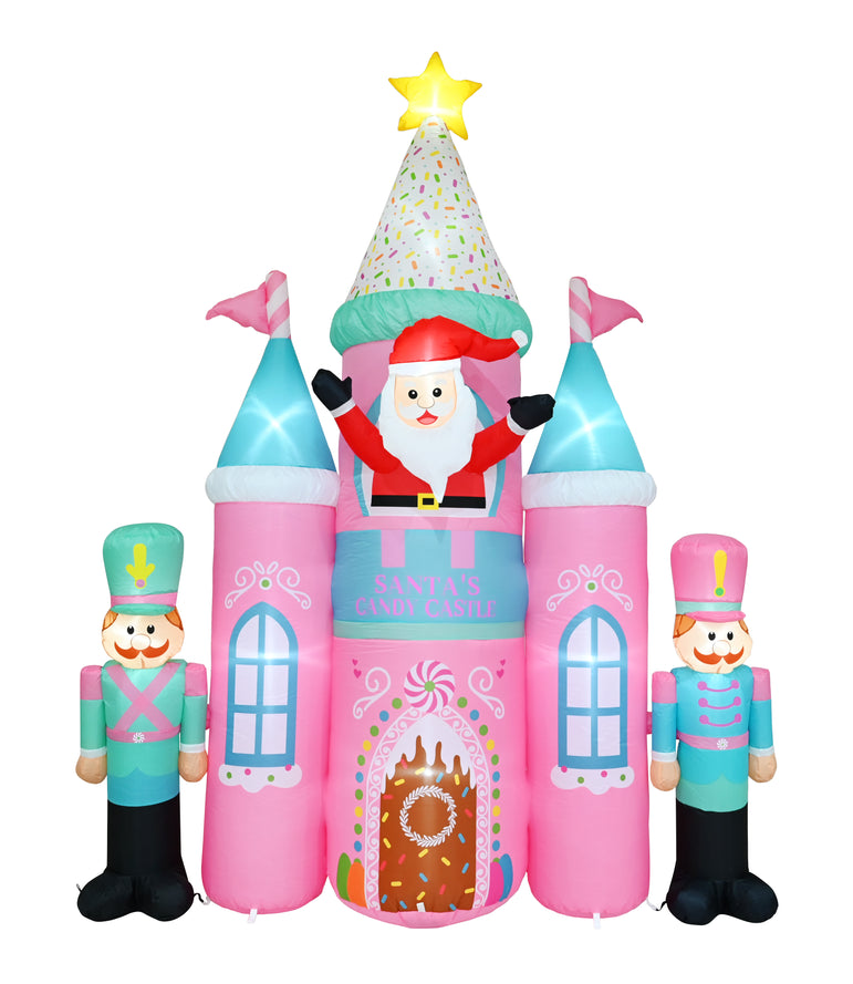 Inflatable Santa Sweet Treats Castle 300cm