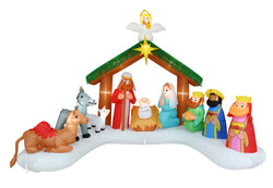 Inflatable Deluxe Nativity Scene 365cm