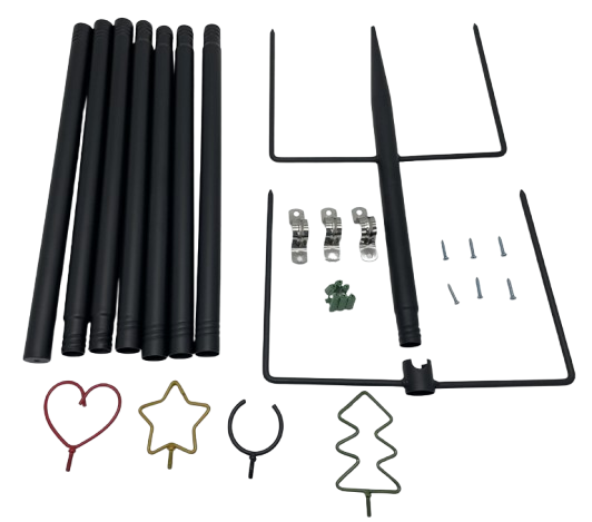 String/Festoon Light Poles 2pk adjustable to 3m