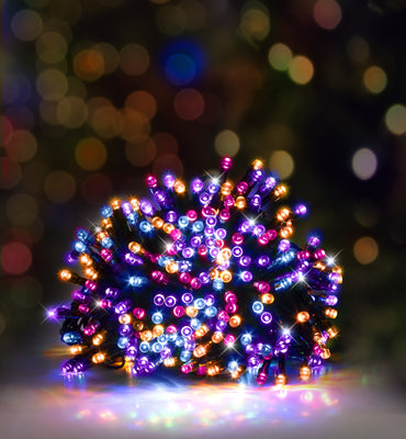 Solar LED Fairy Lights 240 5 Asst colours