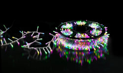 LEDs Flashing 1000 Cool White On Reel - multicolour - warm white - carnival