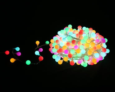 LED Frosted Ball Lights 400 Asst